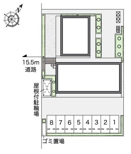 ★手数料０円★さいたま市見沼区春岡　月極駐車場（LP）